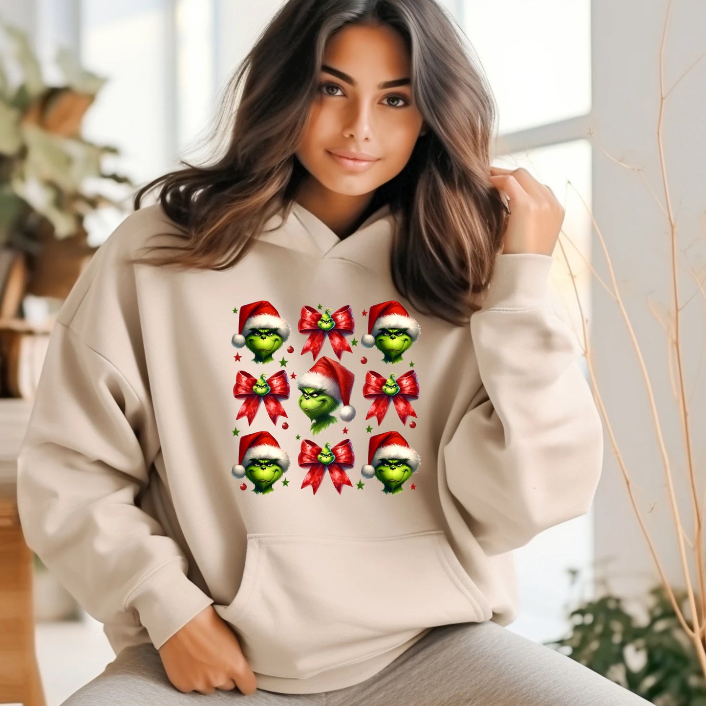Santa Grinch & Bows