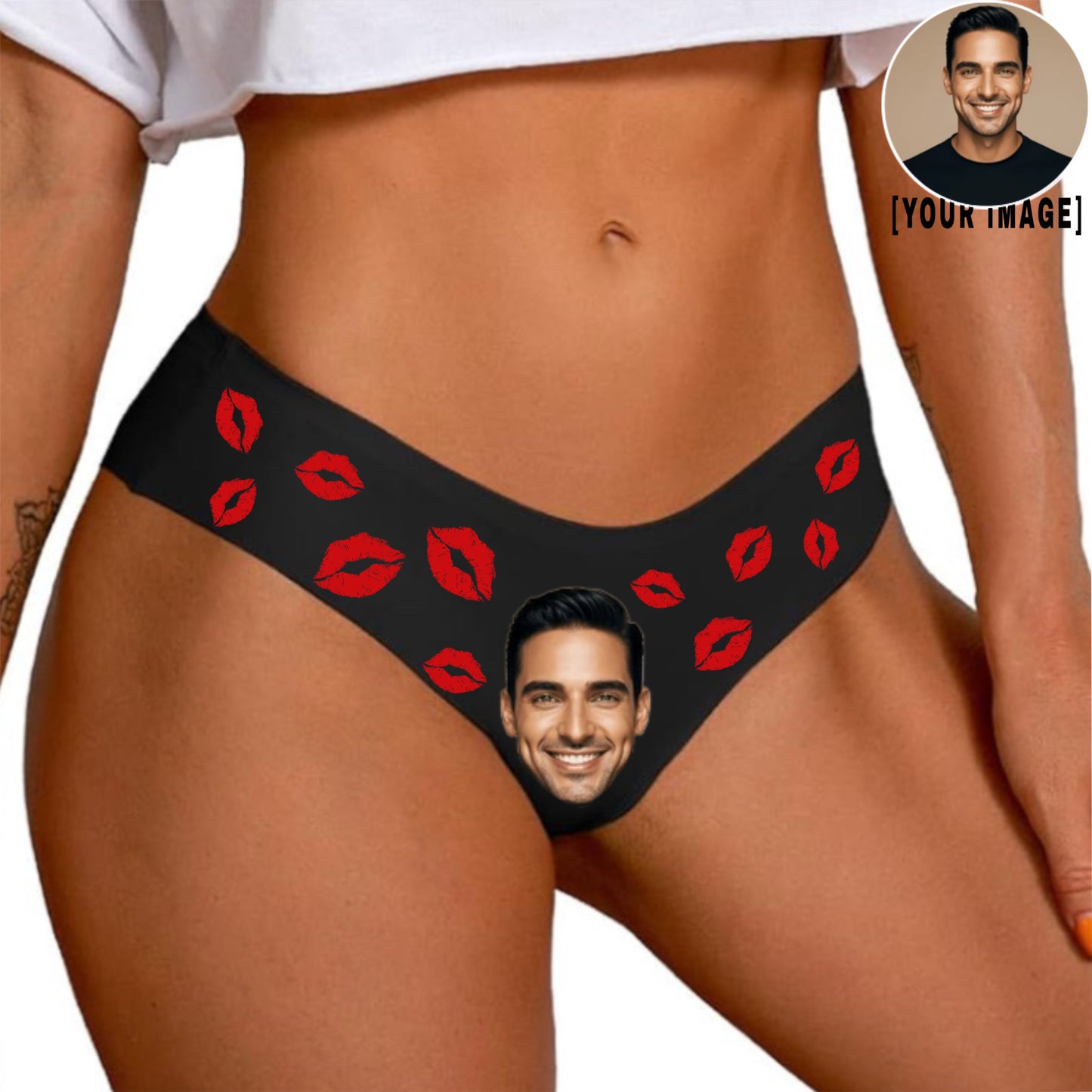 Face Underwear Kisses