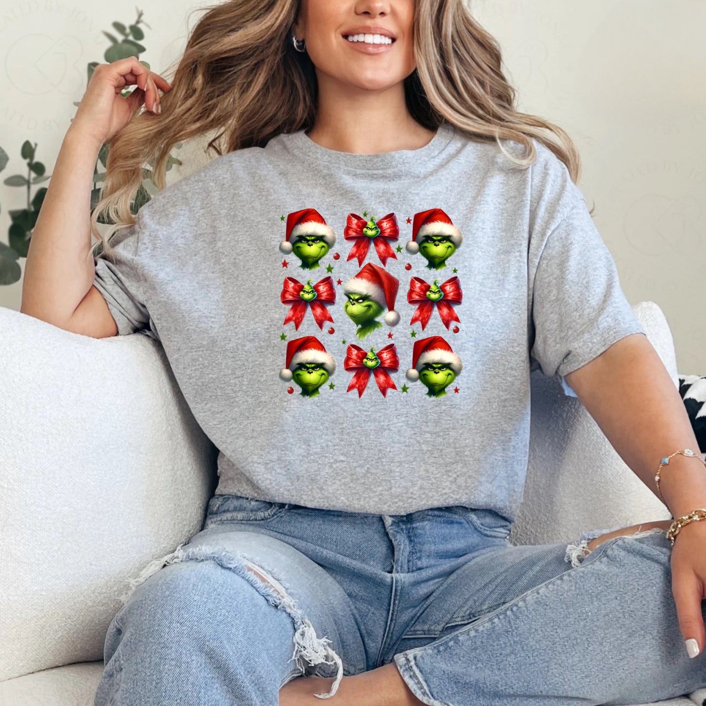 Santa Grinch & Bows