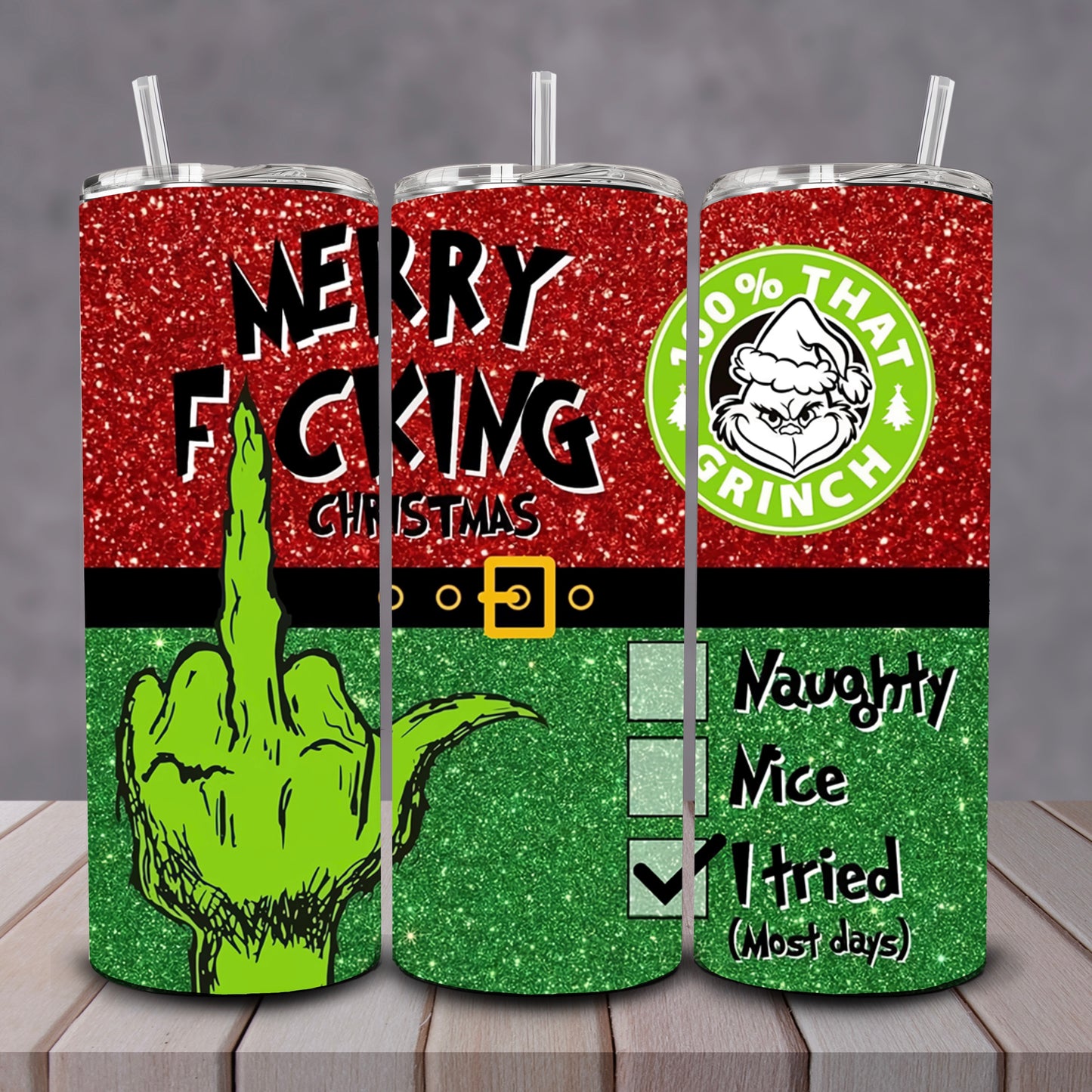 Merry F*k’n Christmas Tumbler
