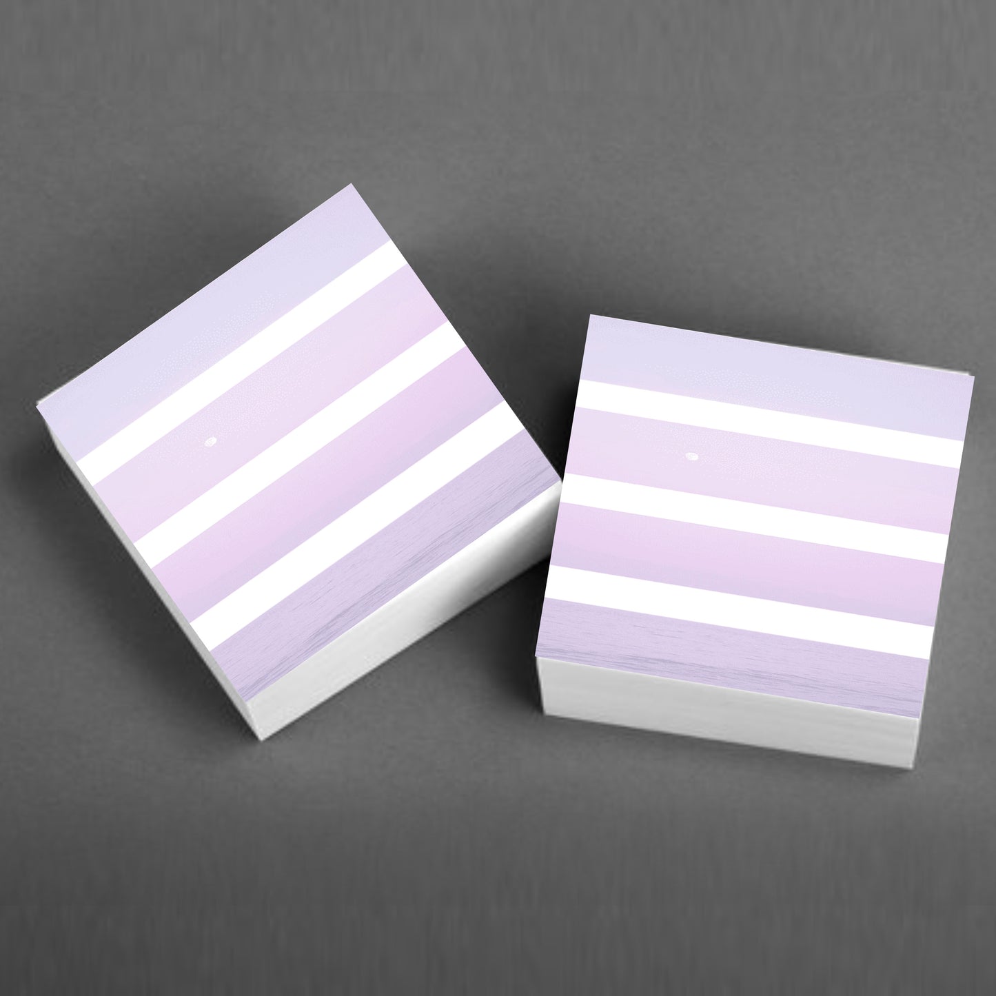Purple Stripes Sticky Notes