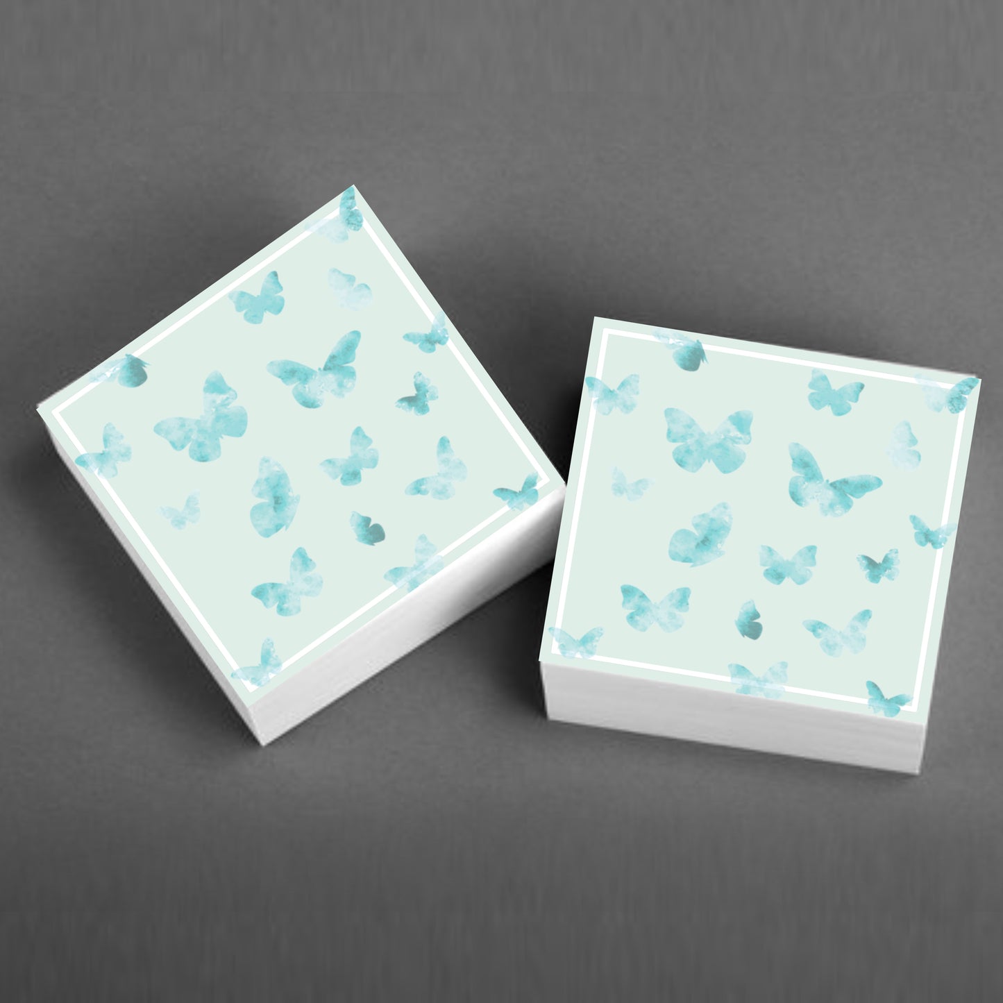Butterfly Stamps Sticky Notes