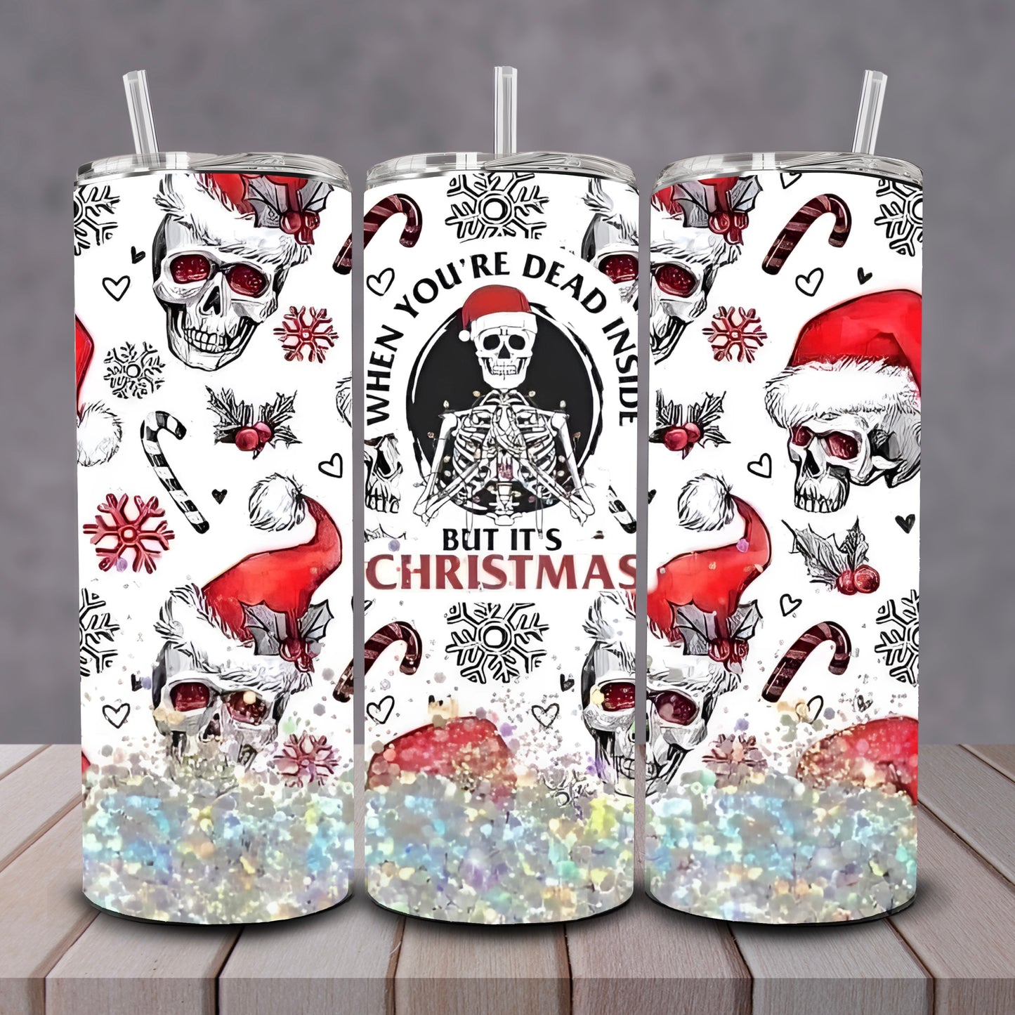 Dead Inside X-Mas Tumbler