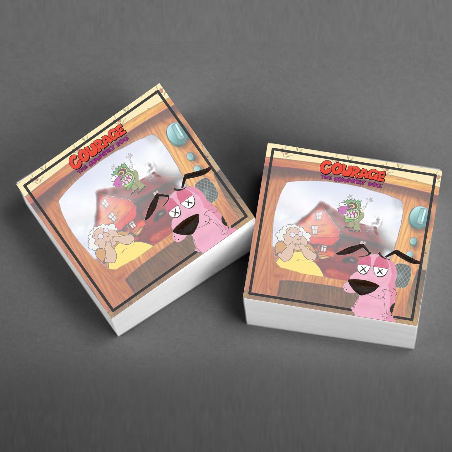 Courage The Cowardly Dog Sticky Notes