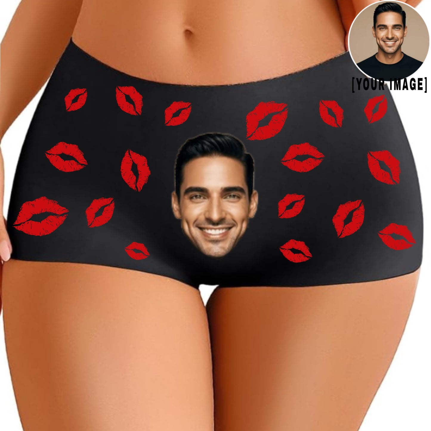 Face Underwear Kisses