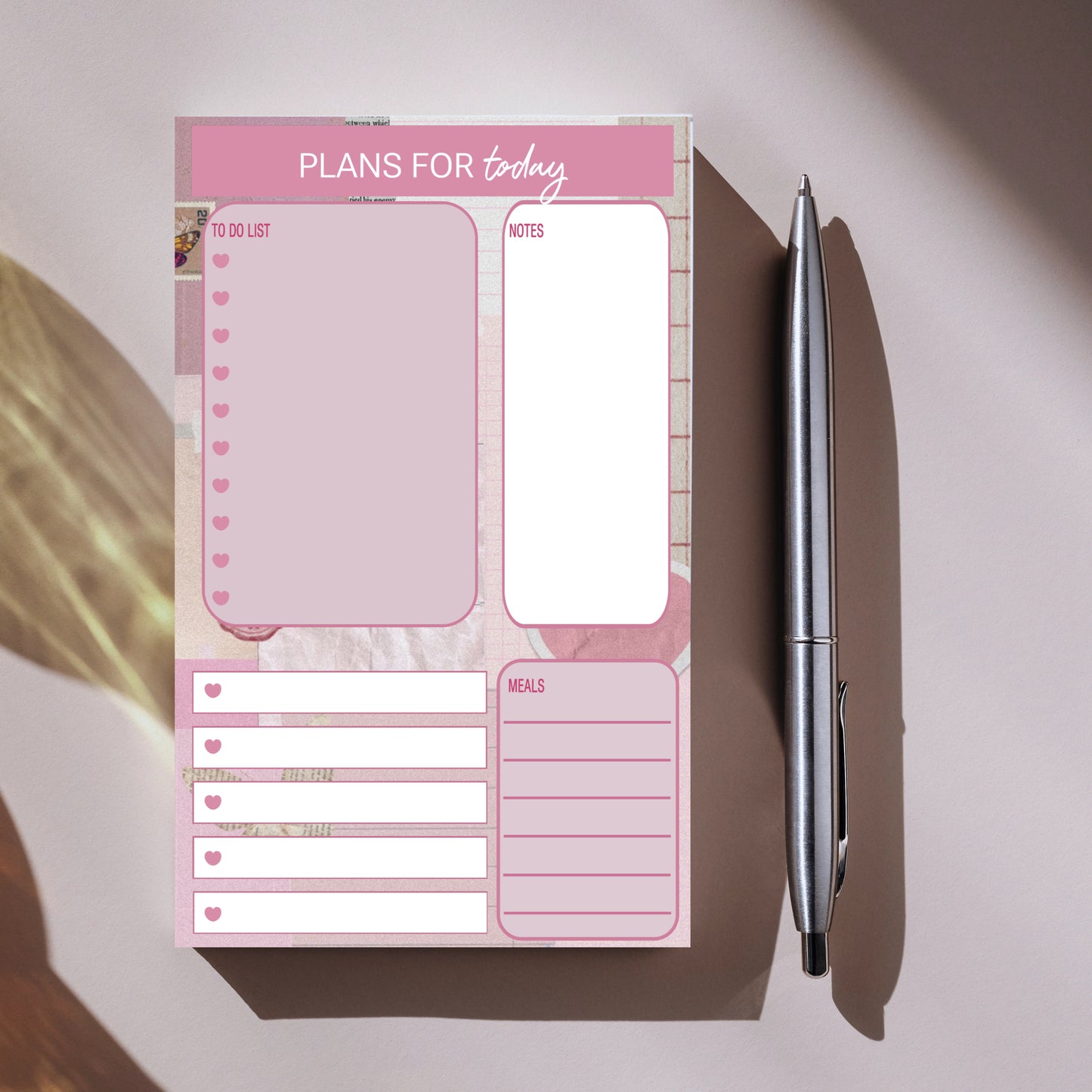 Stamp Butterfly Notepad