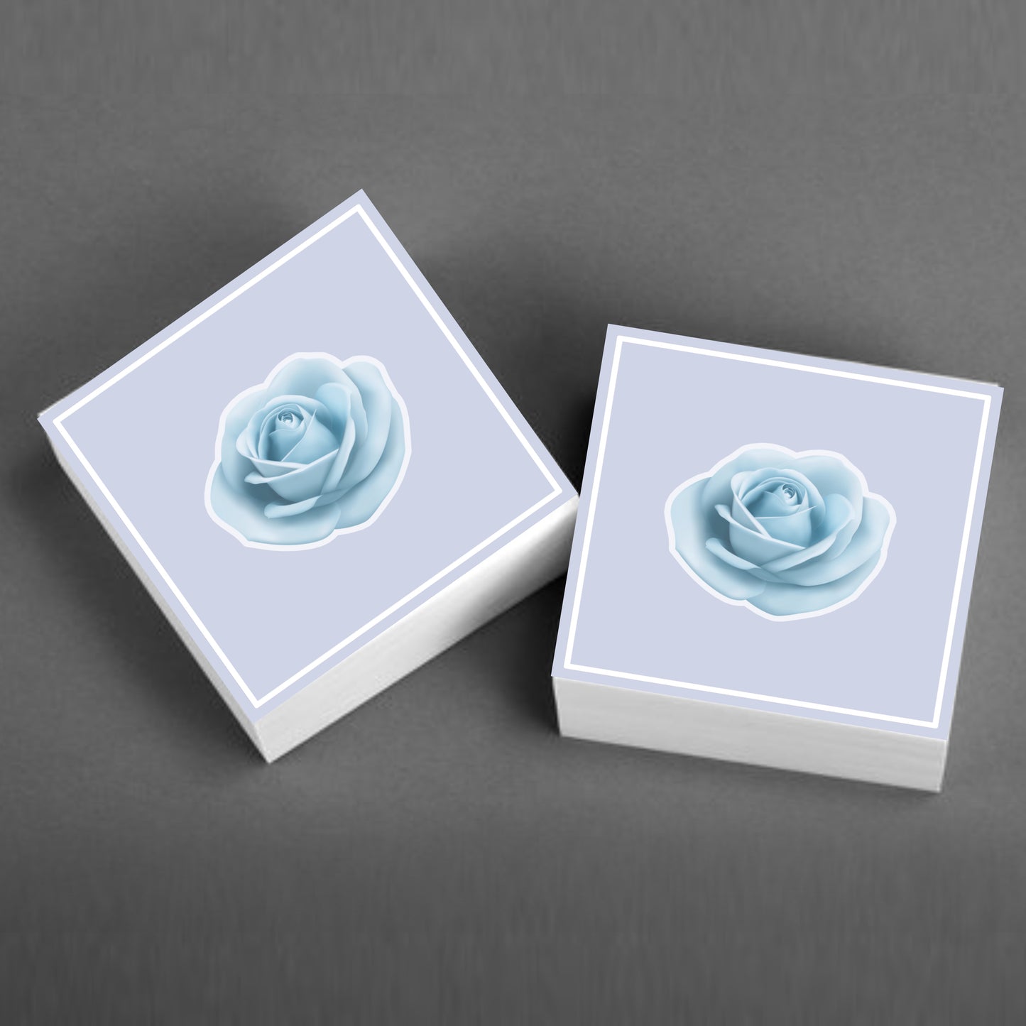 Blue Rose Sticky Notes