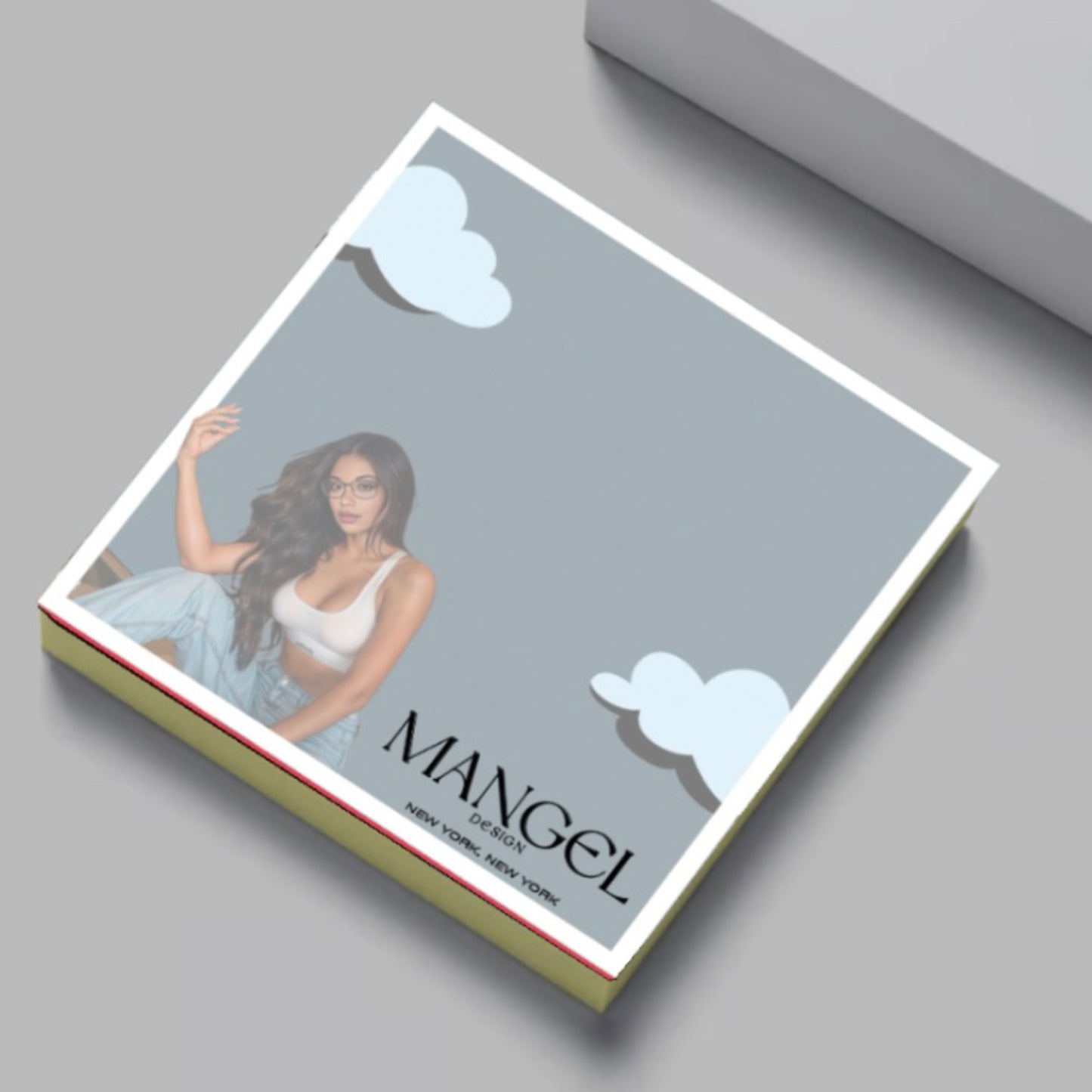 Mangel Blue Pink Sticky Notes