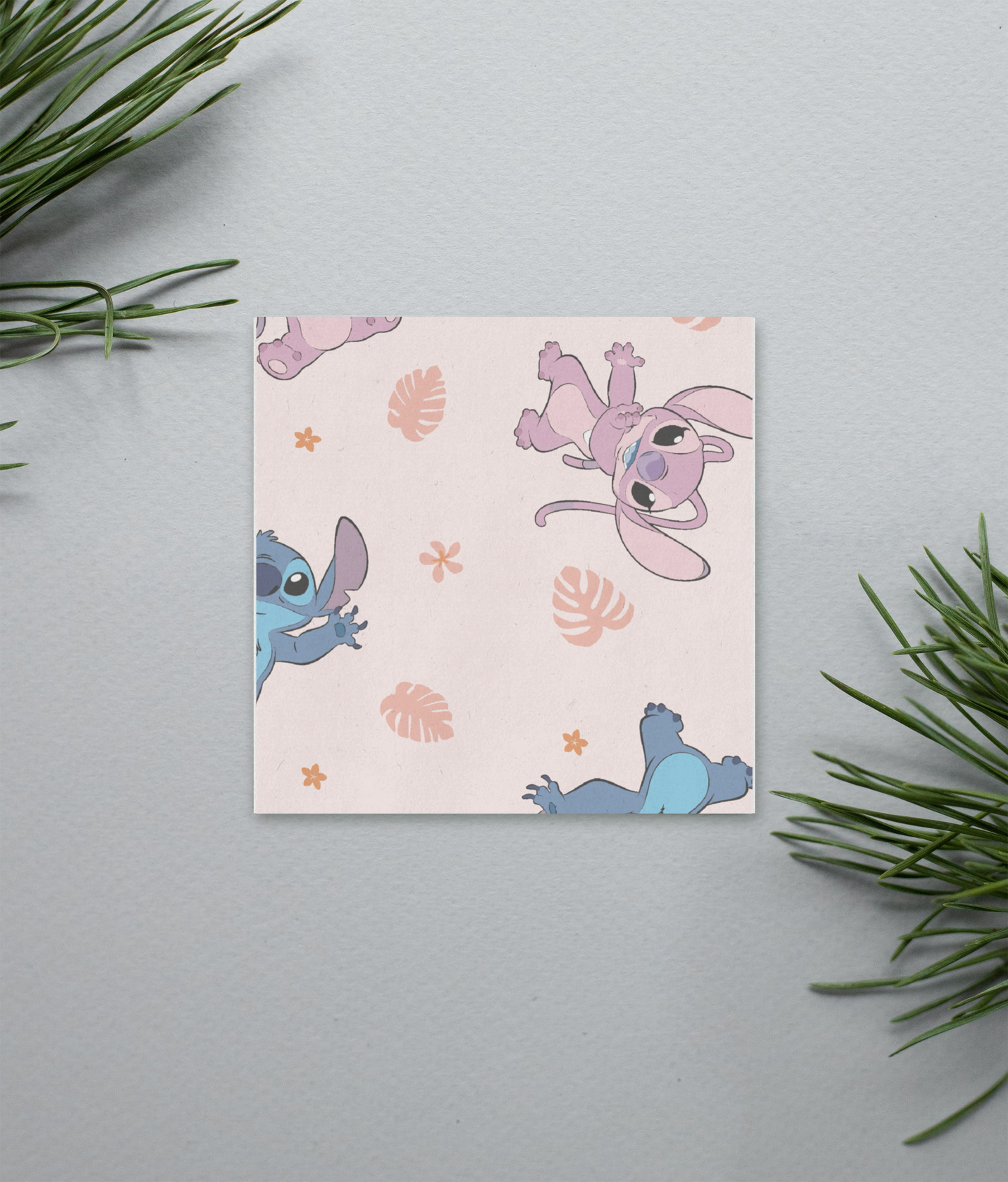 Falling Leaves Angel & Stitch
