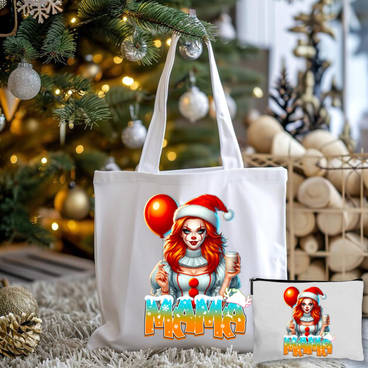 Mama Pennywise Tote Bag + Pouch