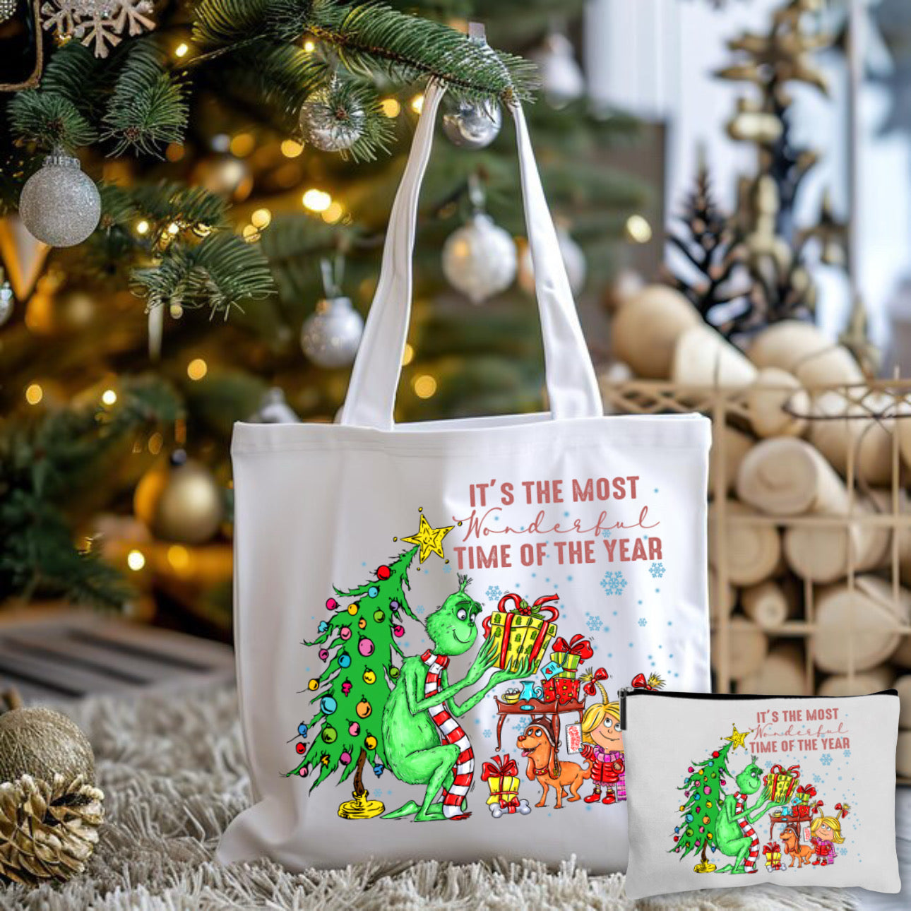 The Most Wonderful Tote Bag + Pouch