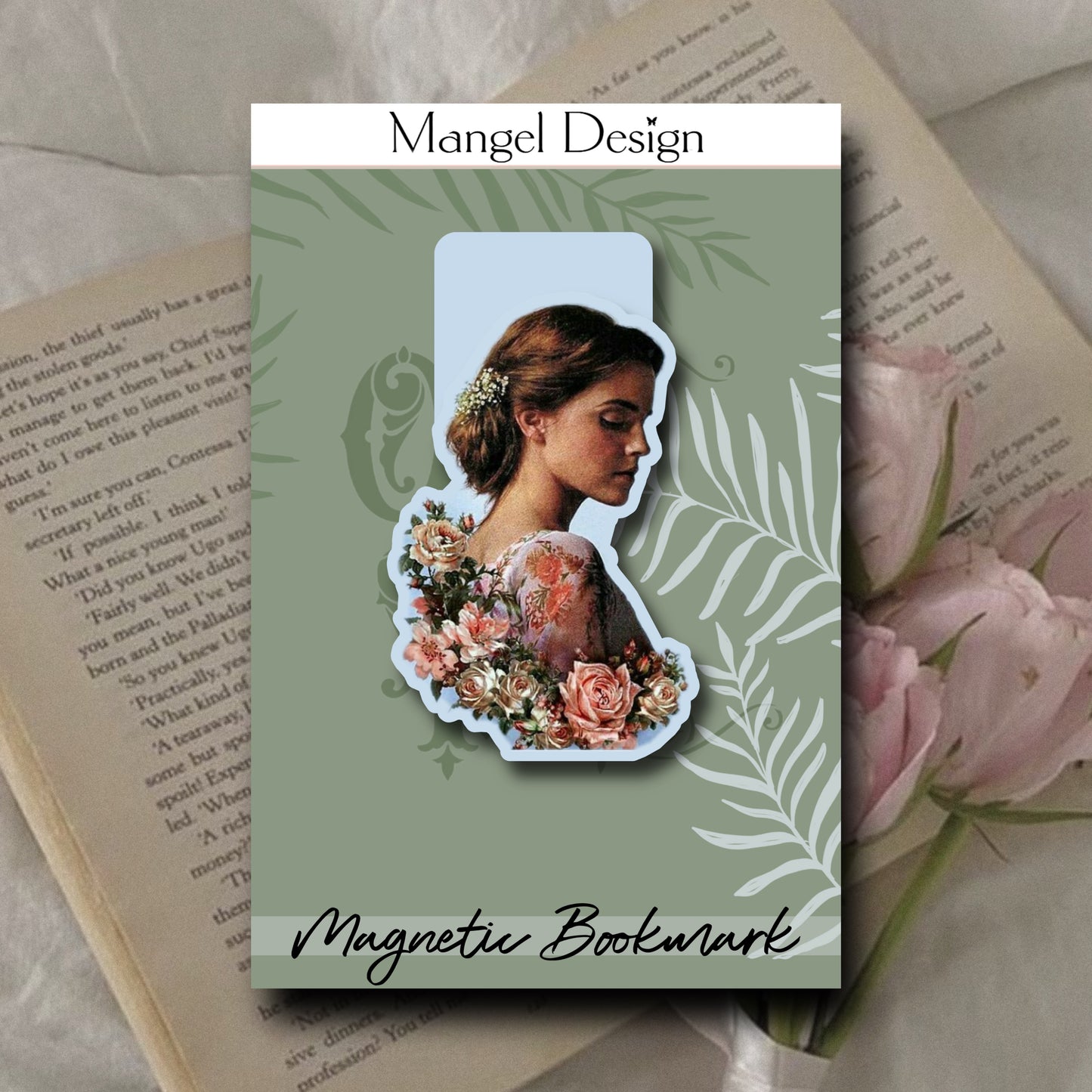 Foral Belle Magnetic Bookmark