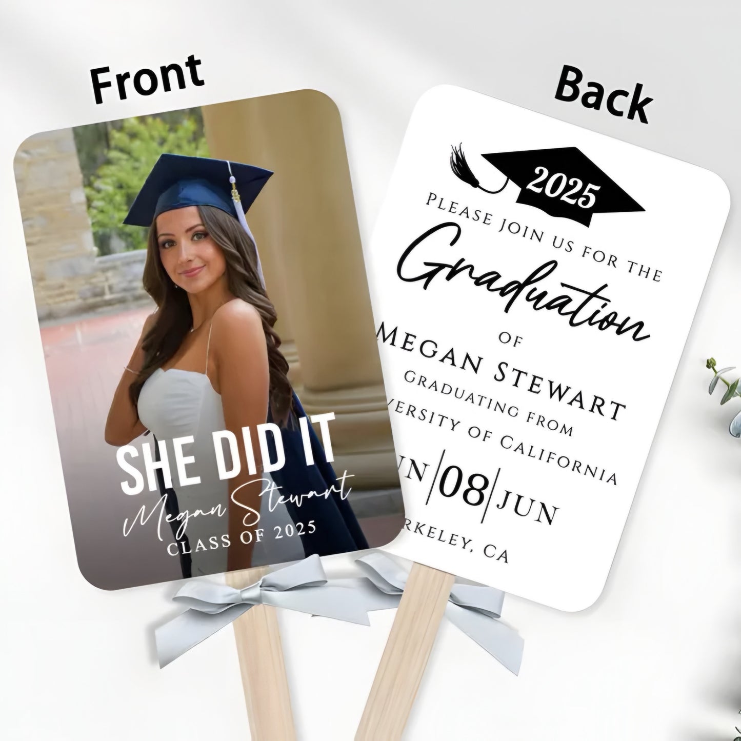Custom Grad Paddle Fans