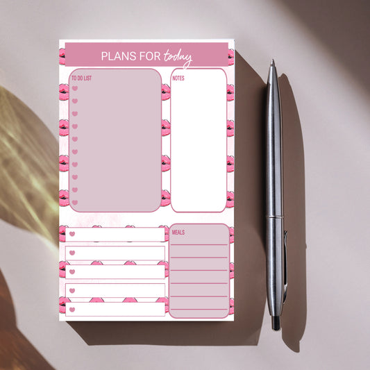 Pink Kisses Notepad