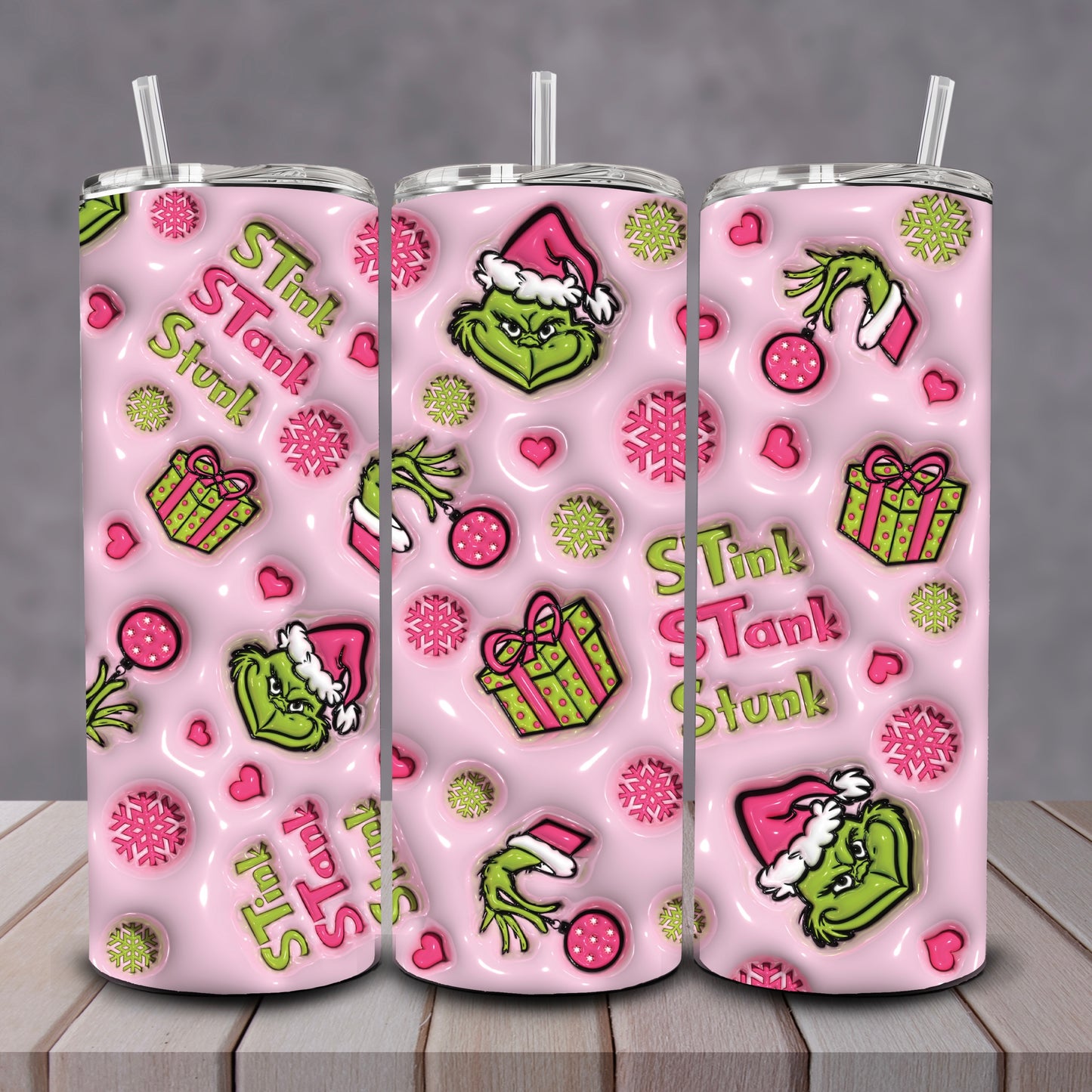 3D Stink Stank Stunk Tumbler