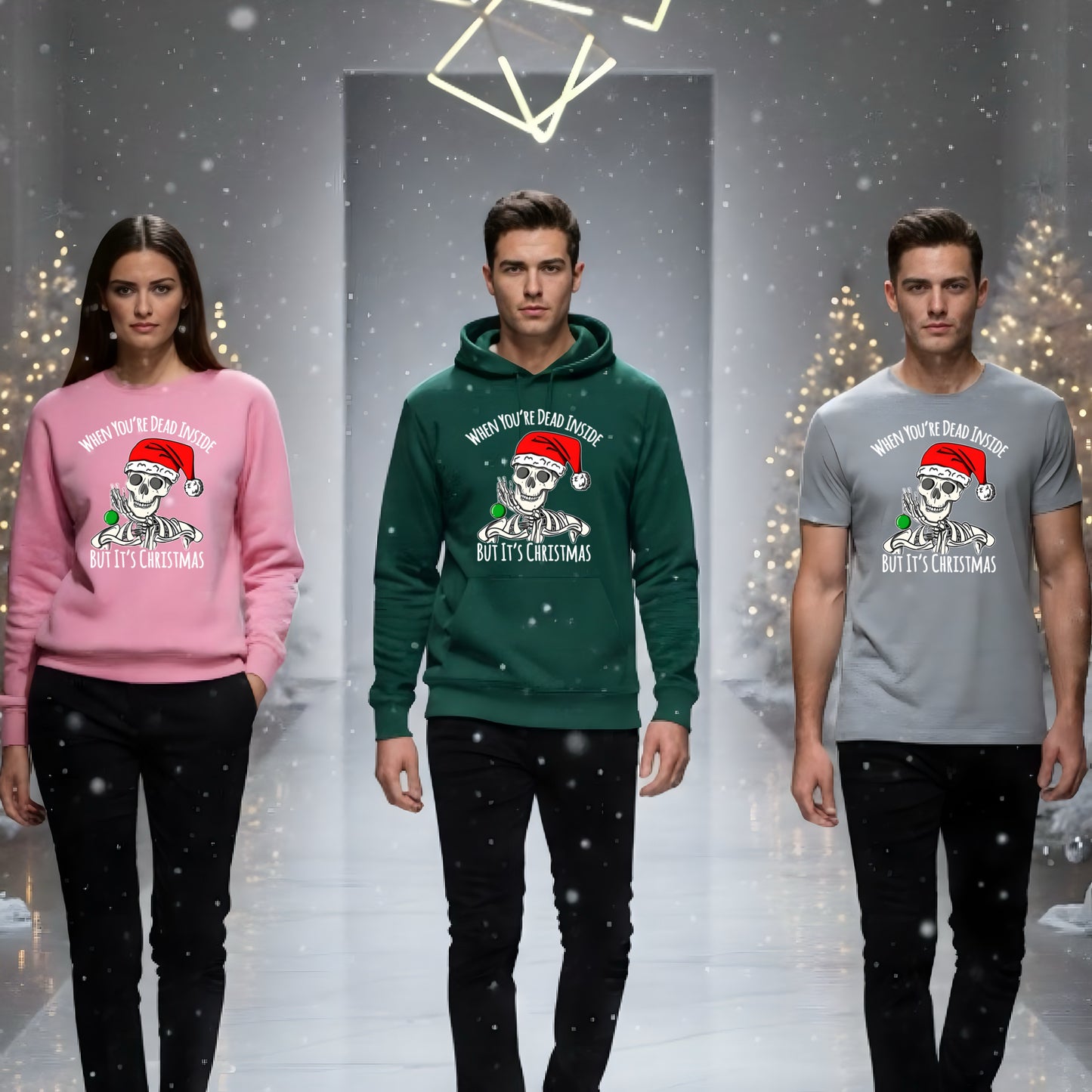 Cheery Skull But It’s Christmas