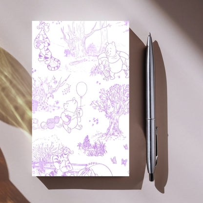 Pooh Bear Purple Scenery