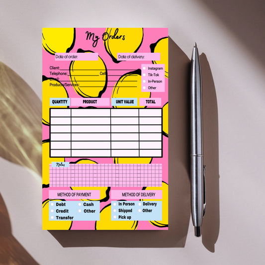 Lemonade Order Notepad