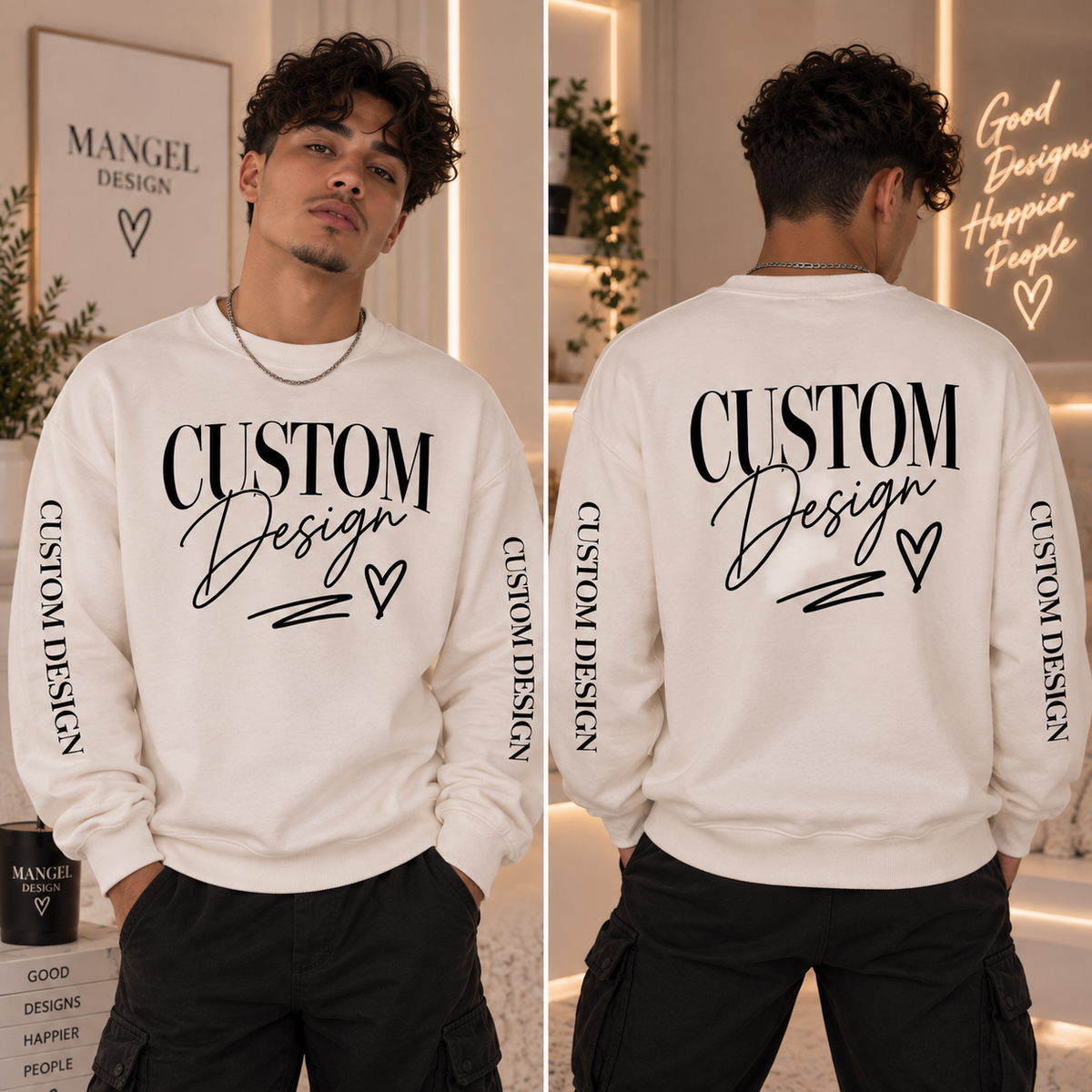 Custom Front + Back + Sleeves