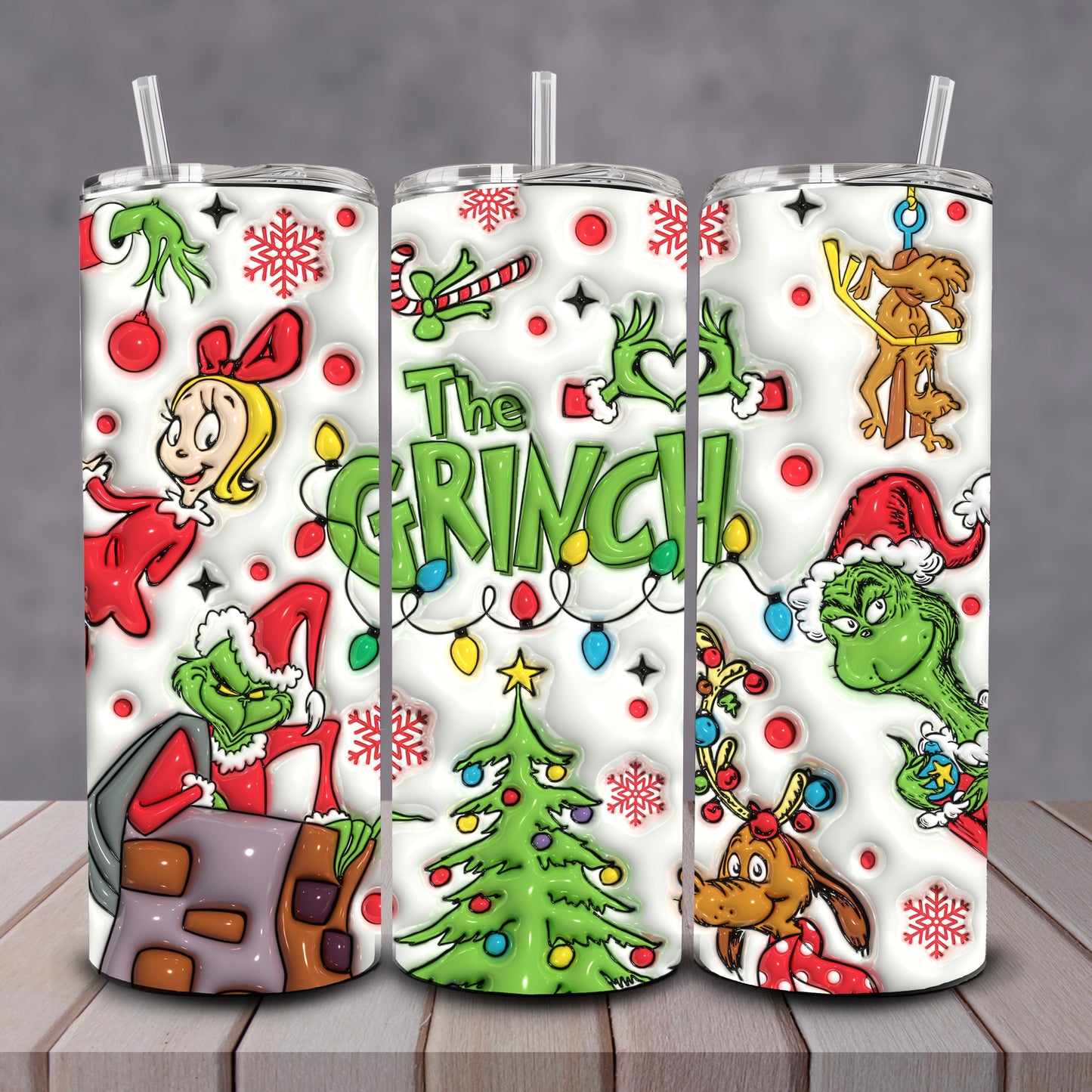 The Grinch Tumbler Red