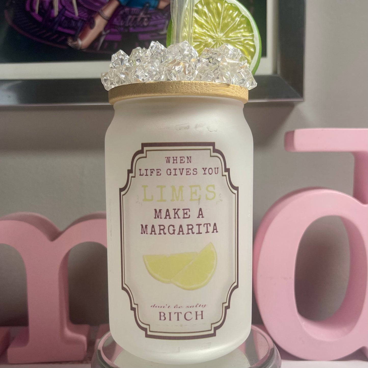 Margarita Frosted Soda Can Cup