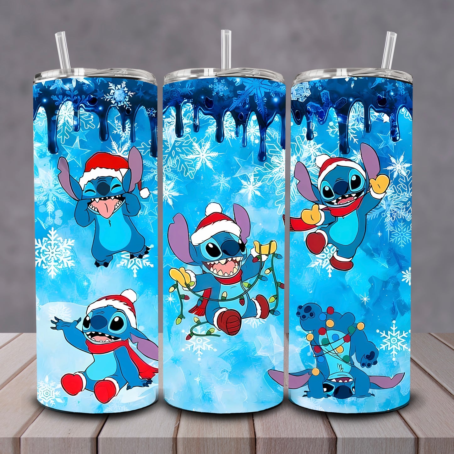 Let It Snow Stitch Tumbler