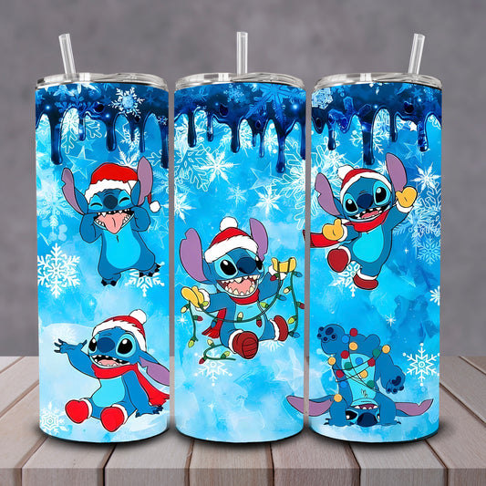 Let It Snow Stitch Tumbler