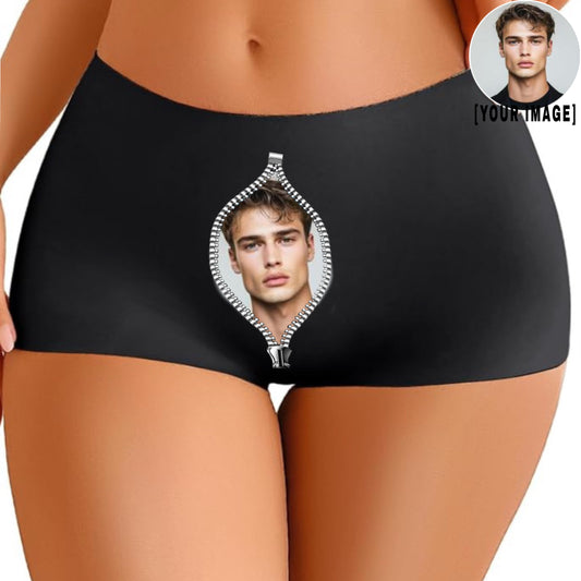 Zipper Boyfriend Face Underwear