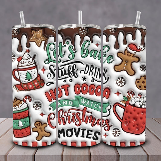 3D Lets Bake Tumbler