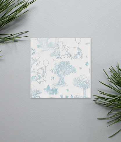 Pooh Bear Blue Scenery