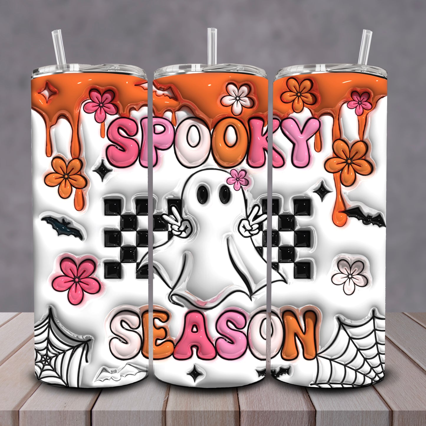 3D Spooky Season Tumbler