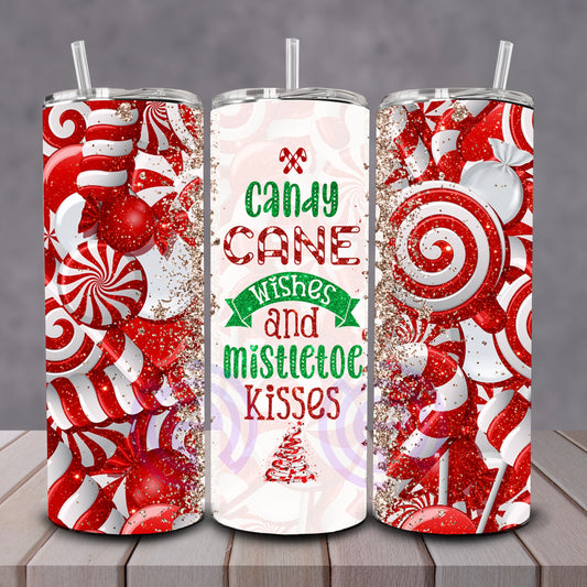 Candy Cane Tumbler