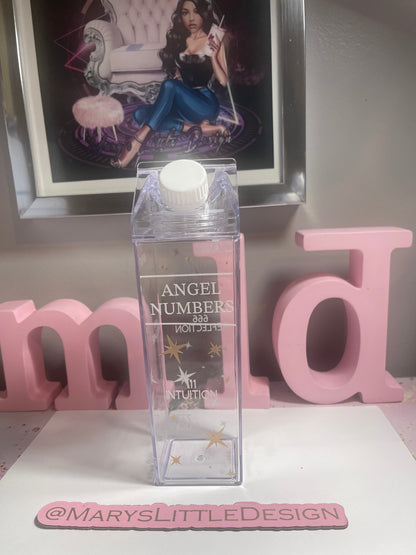 Angel Numbers Carton Bottle