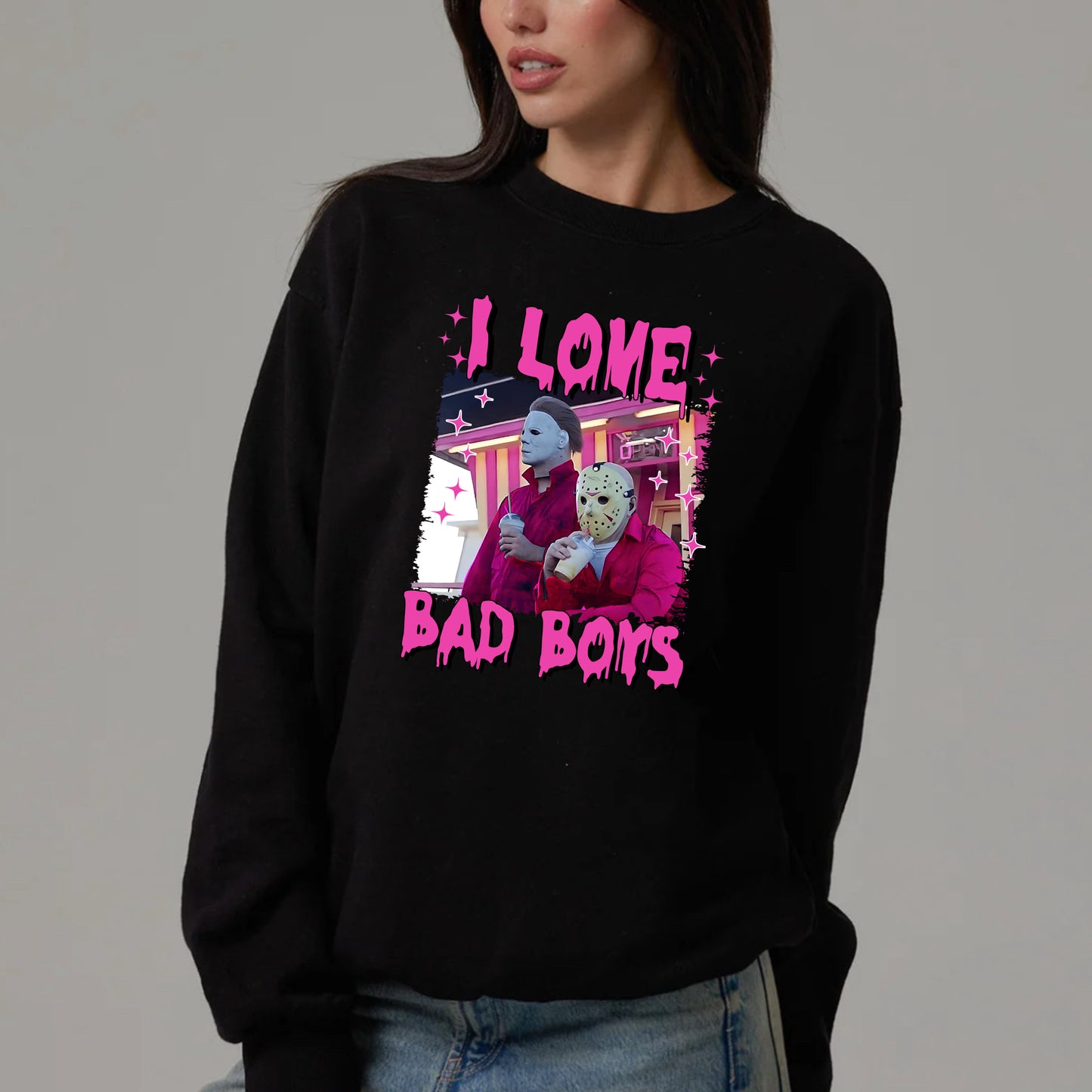 I Love Bad Boys Pink On Pink