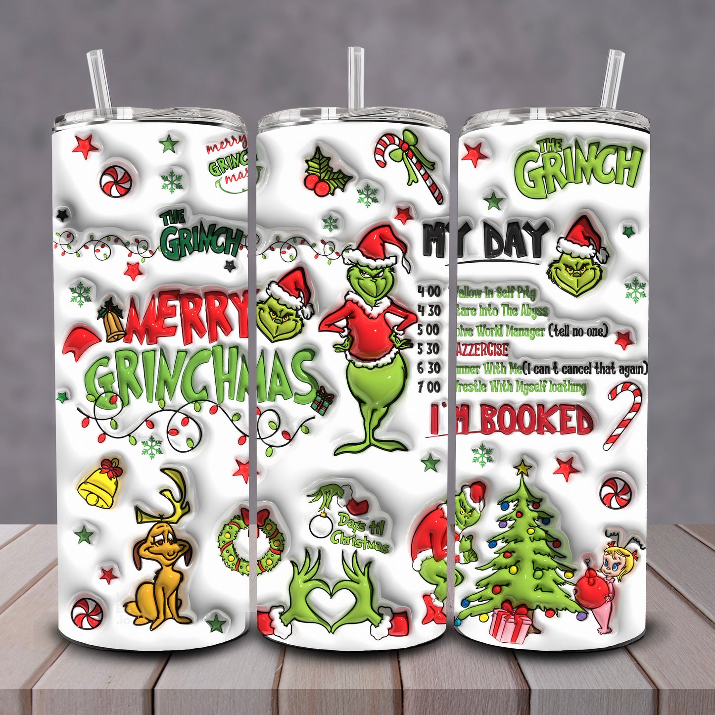 3D I’m Booked!! Tumbler