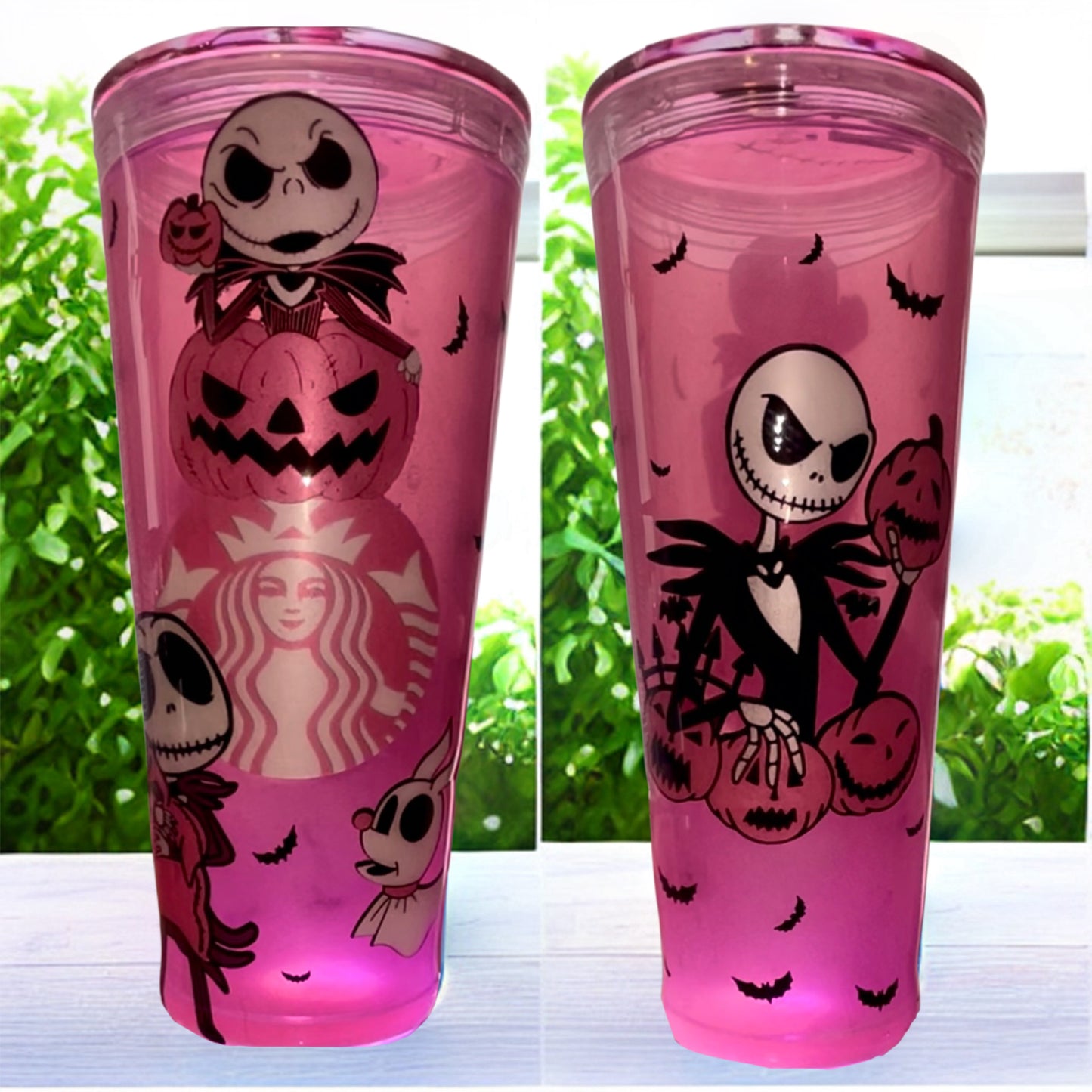 Jack Skeleton Snow Globe Tumbler