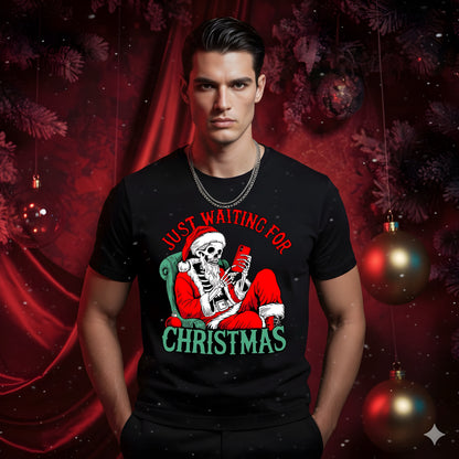 Skeleton Waiting For Christmas