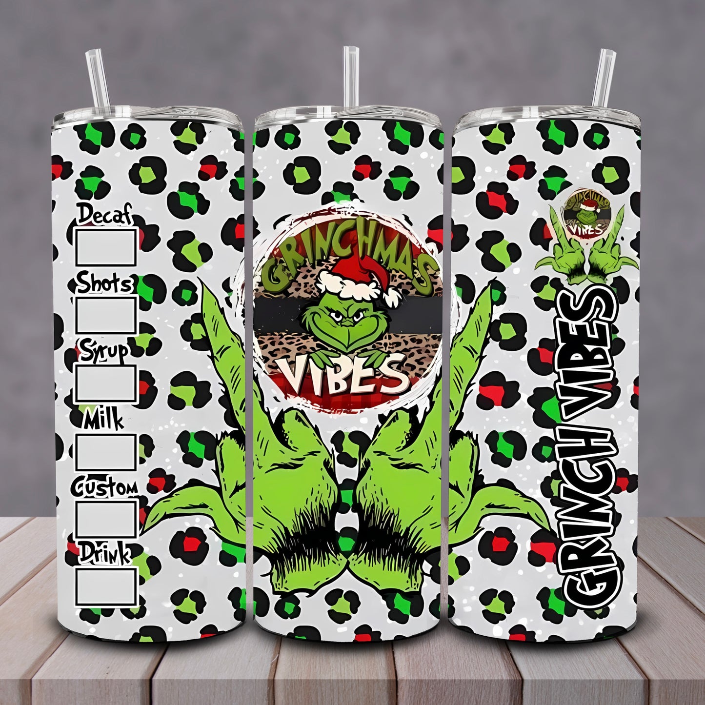 Grinch Vibes F*k You Tumbler