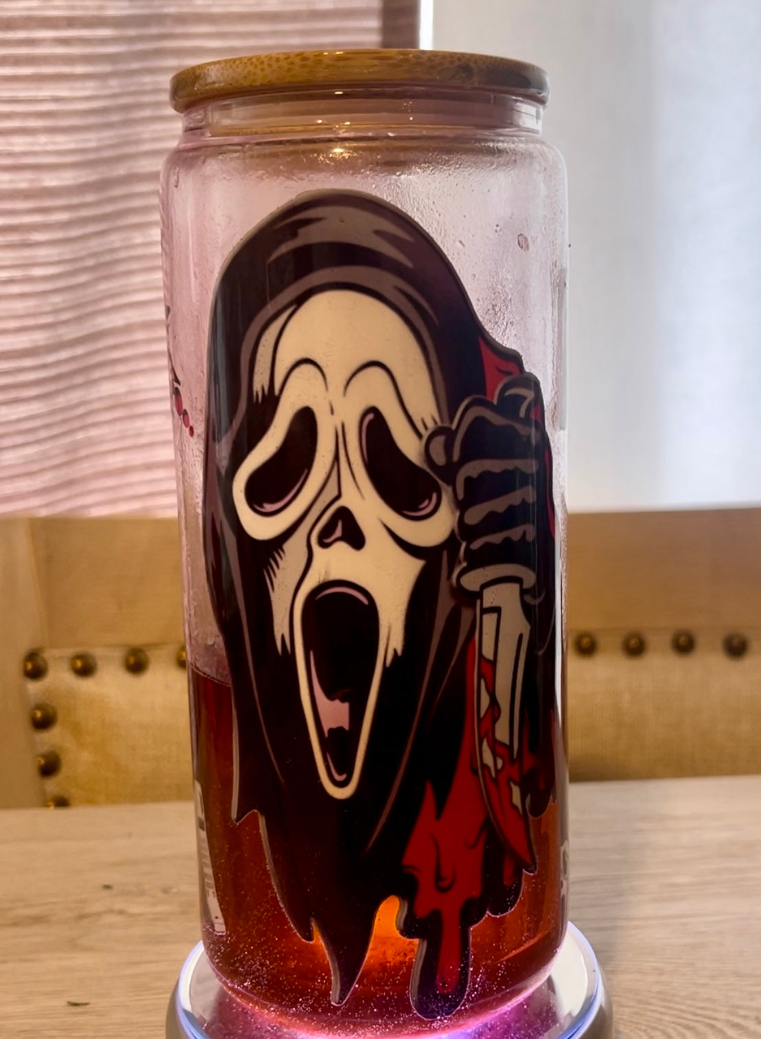 Scream Snow Globe Soda Can