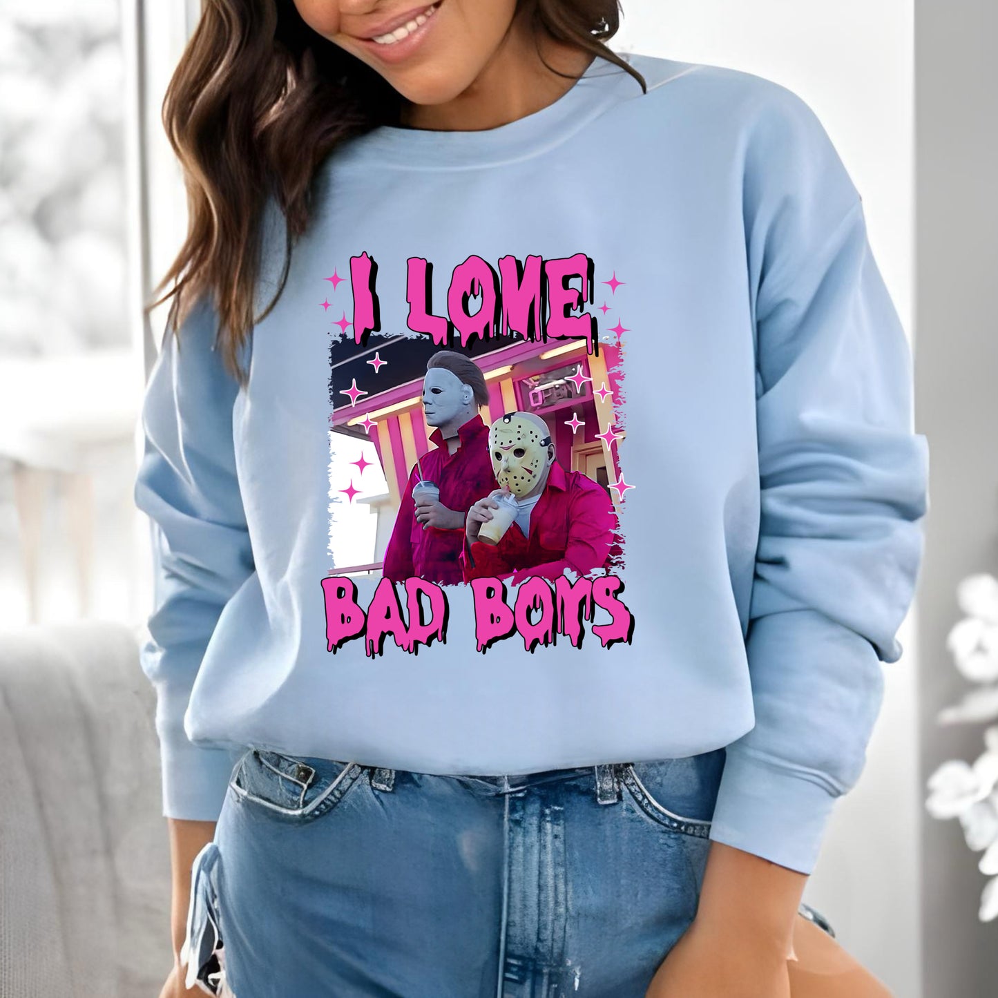 I Love Bad Boys Pink On Pink