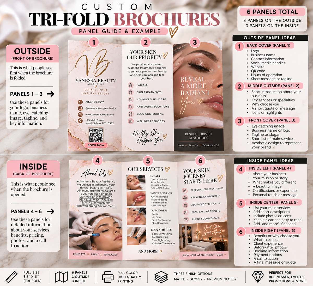 Custom Tri-Fold Brochures
