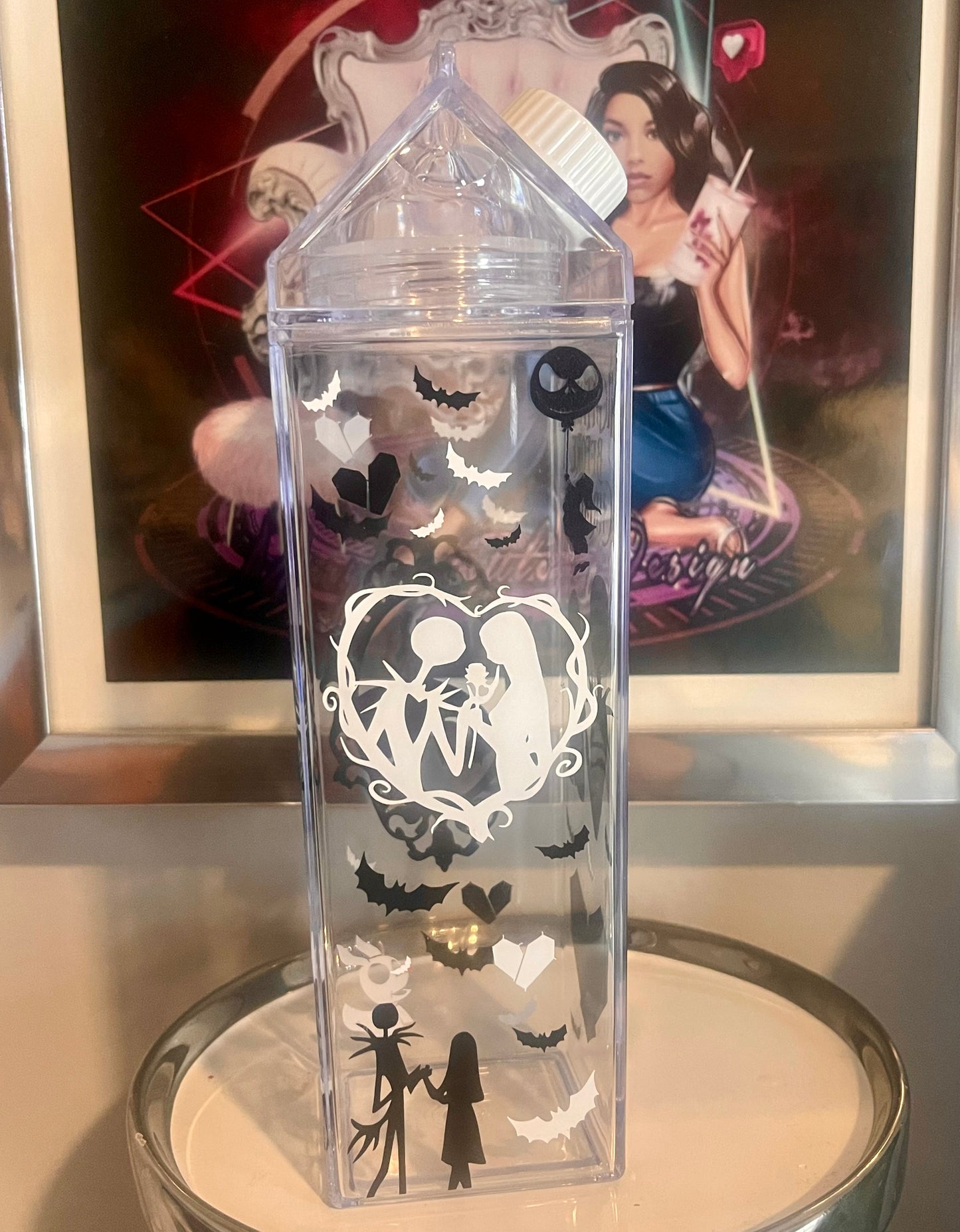 Nightmare Before Chrismas Carton Bottle