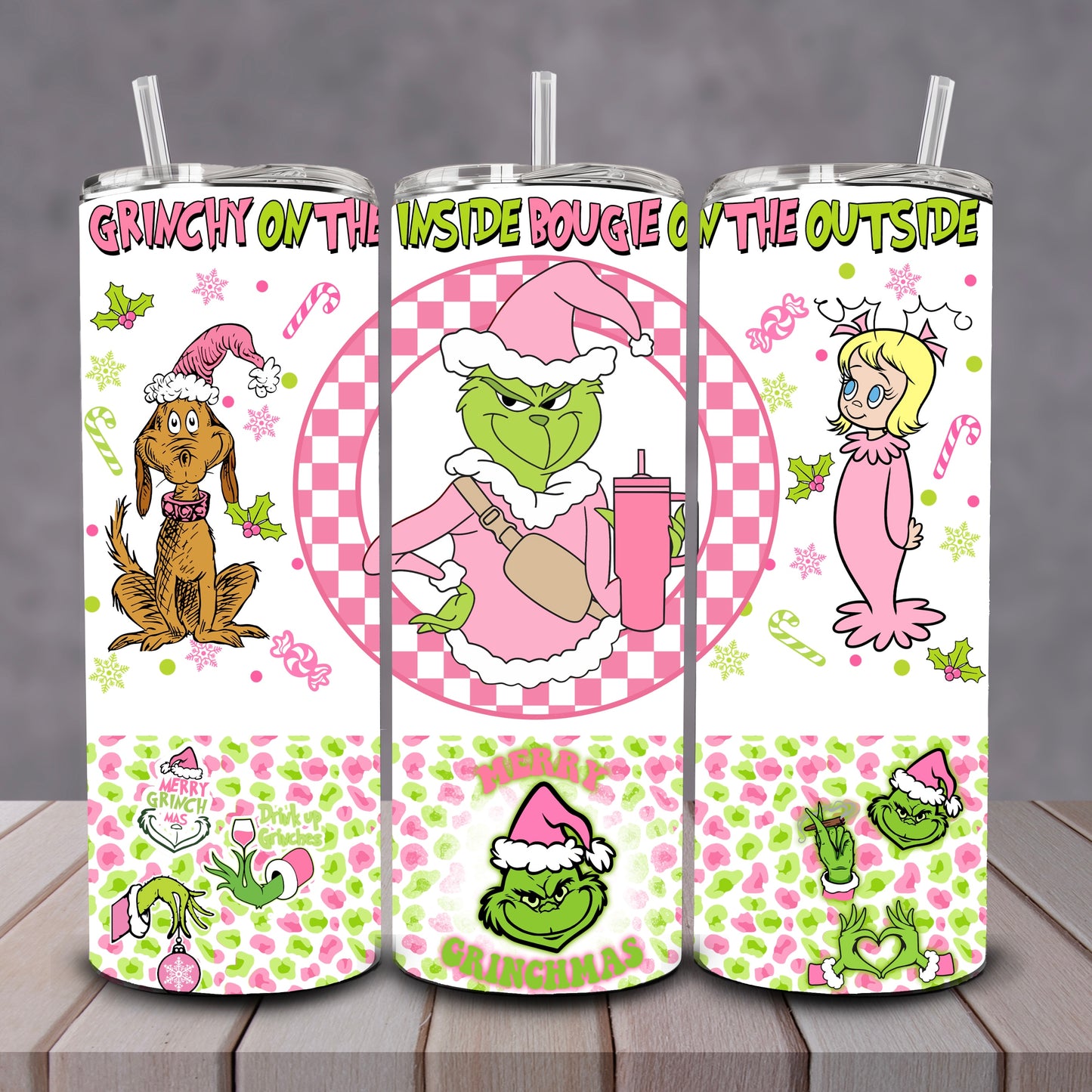 Grinch On The Inside Tumbler