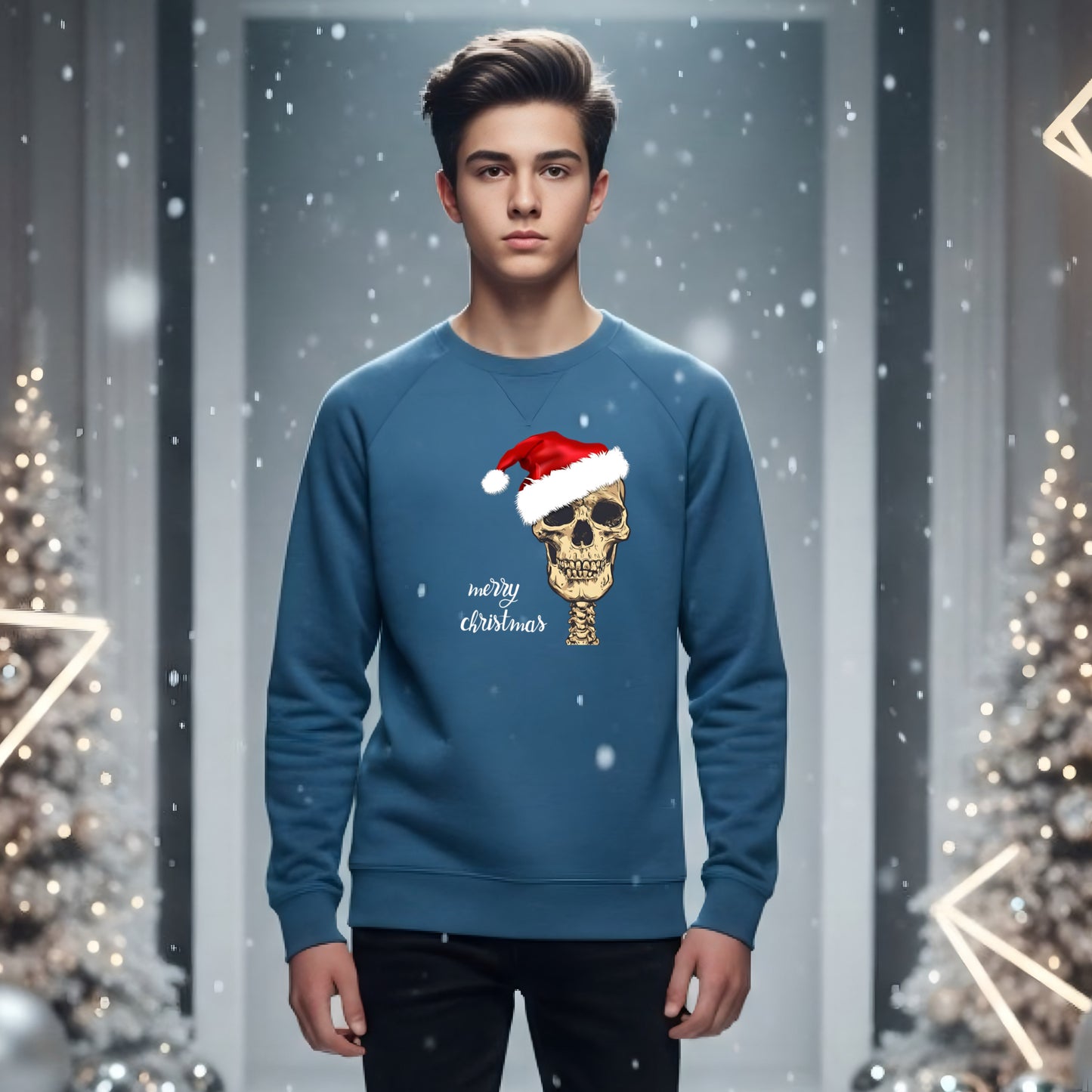 Merry Christmas Skull