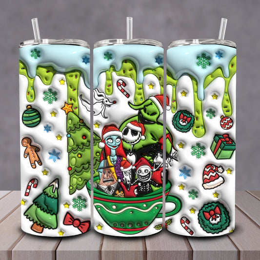 3D Nightmare Before Christmas Tumbler