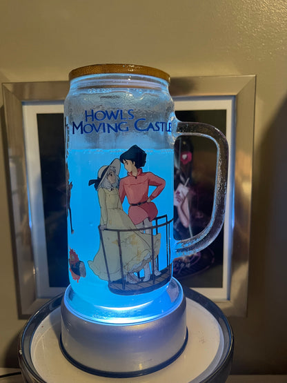 Howls Moving Castle Snow Globe Soda Can