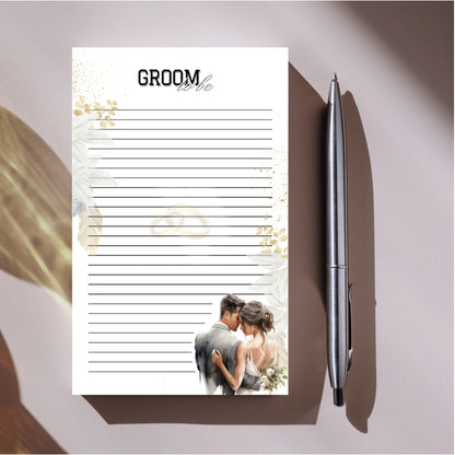 Bride & Groom To Be Notepad & Sticky Notes