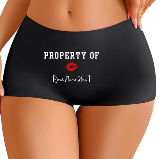 Property of Underwear With Your Name