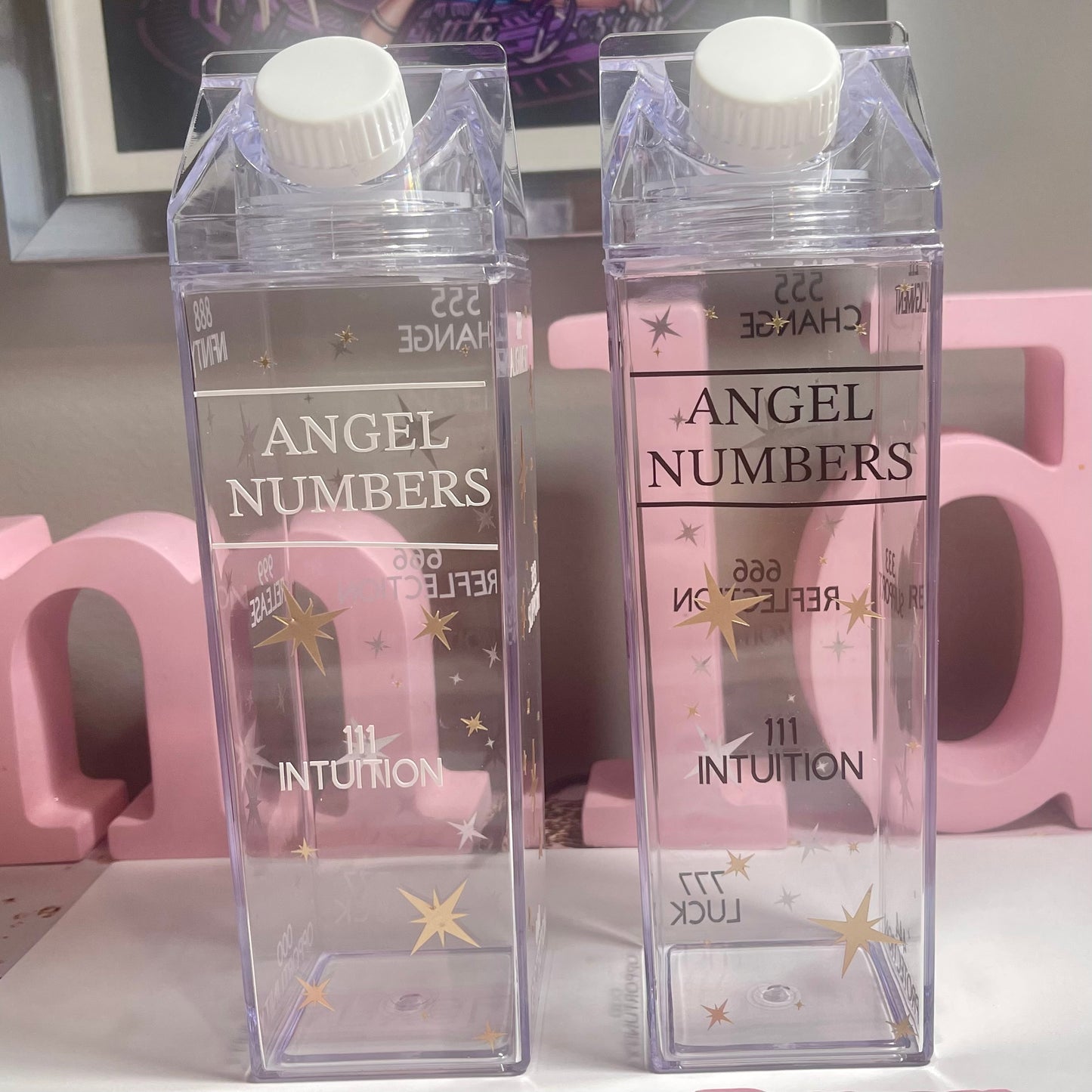 Angel Numbers Carton Bottle