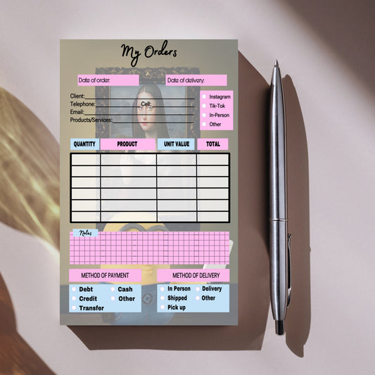 Mona Lisa Order Notepad